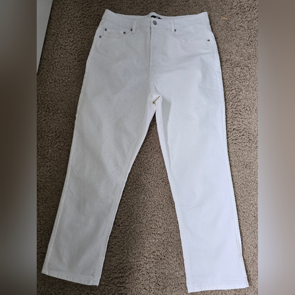 NWOT Frye High Waisted White Jeans Sz. 12/31 - Picture 3 of 10